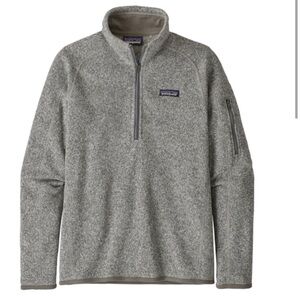 Patagonia Better Sweater 1/4 Zip Classic Grey Size XS
